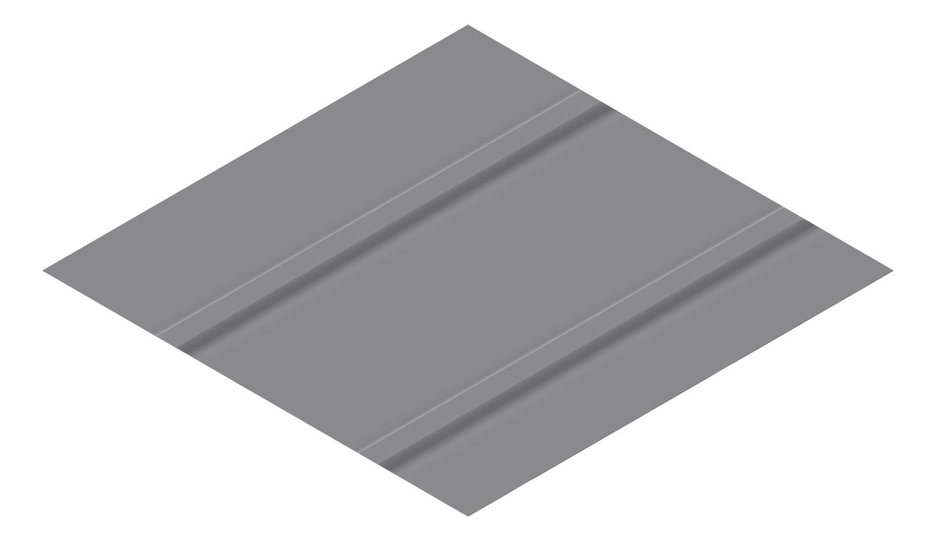 3D Presentation Image of Metal SheetCladding Lysaght Zenith Baroque475 BasaltMatt