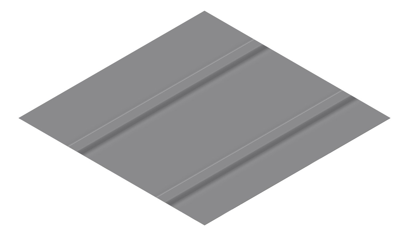 3D Presentation Image of Metal SheetCladding Lysaght Zenith Baroque475 Basalt