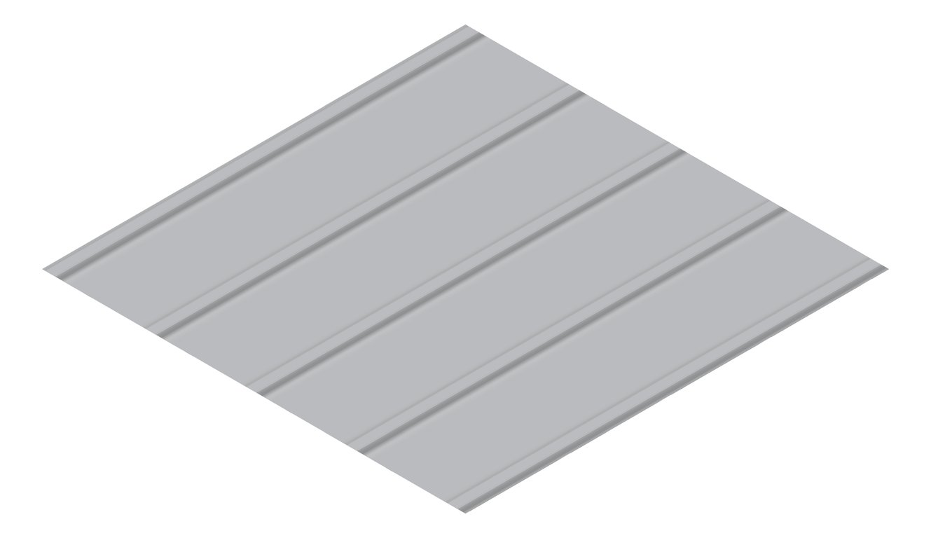 3D Presentation Image of Metal SheetCladding Lysaght Zenith Baroque475 BluegumMatt