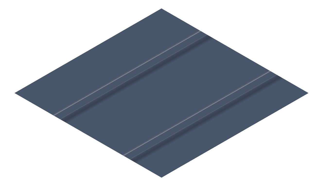 3D Presentation Image of Metal SheetCladding Lysaght Zenith Baroque475 DeepOcean