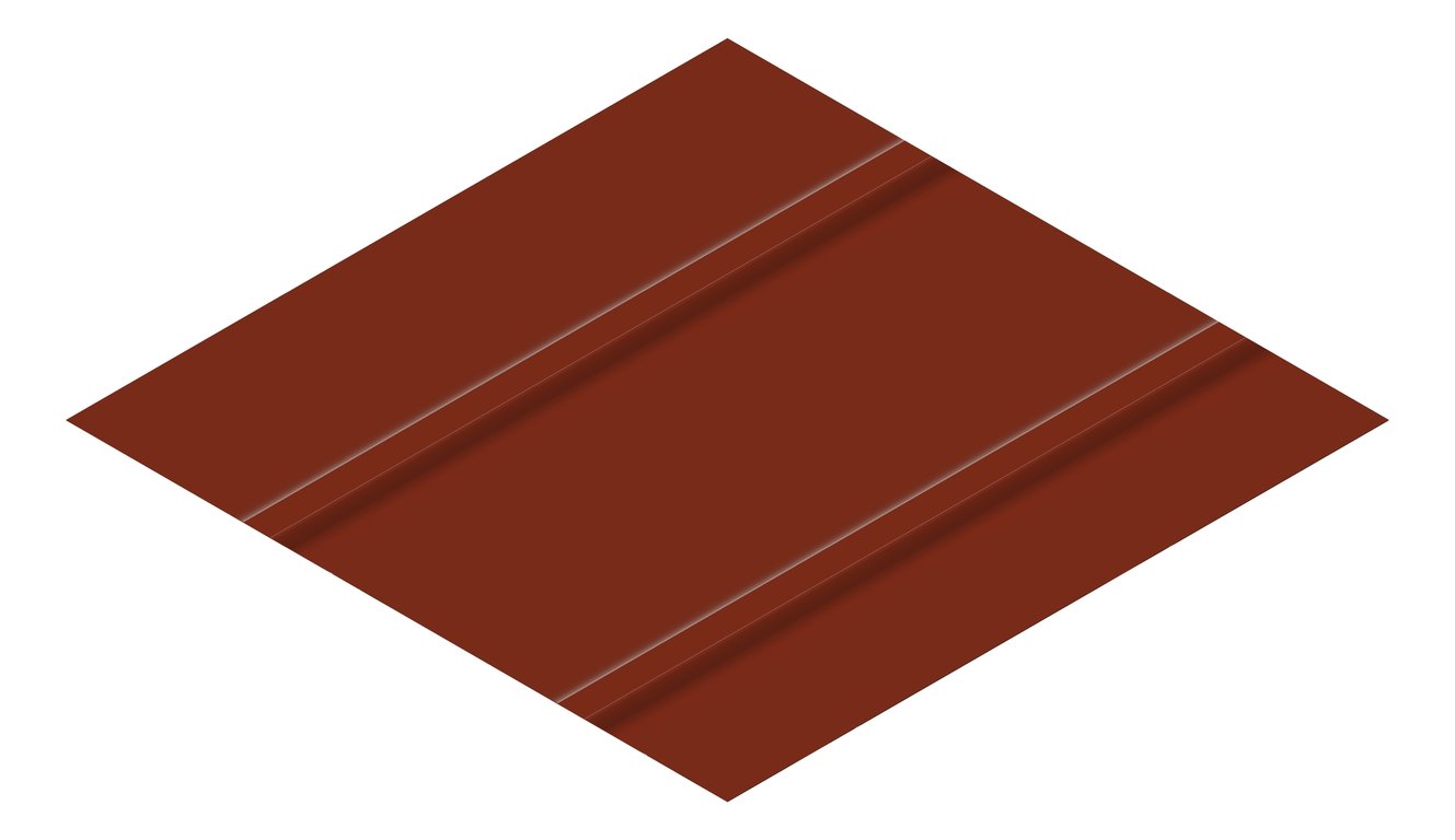 3D Presentation Image of Metal SheetCladding Lysaght Zenith Baroque475 ManorRed
