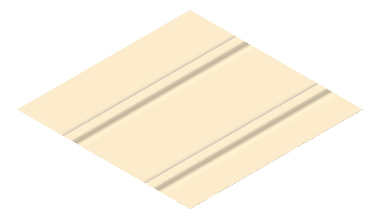 3D Presentation Image of Metal SheetCladding Lysaght Zenith Baroque475 Paperbark