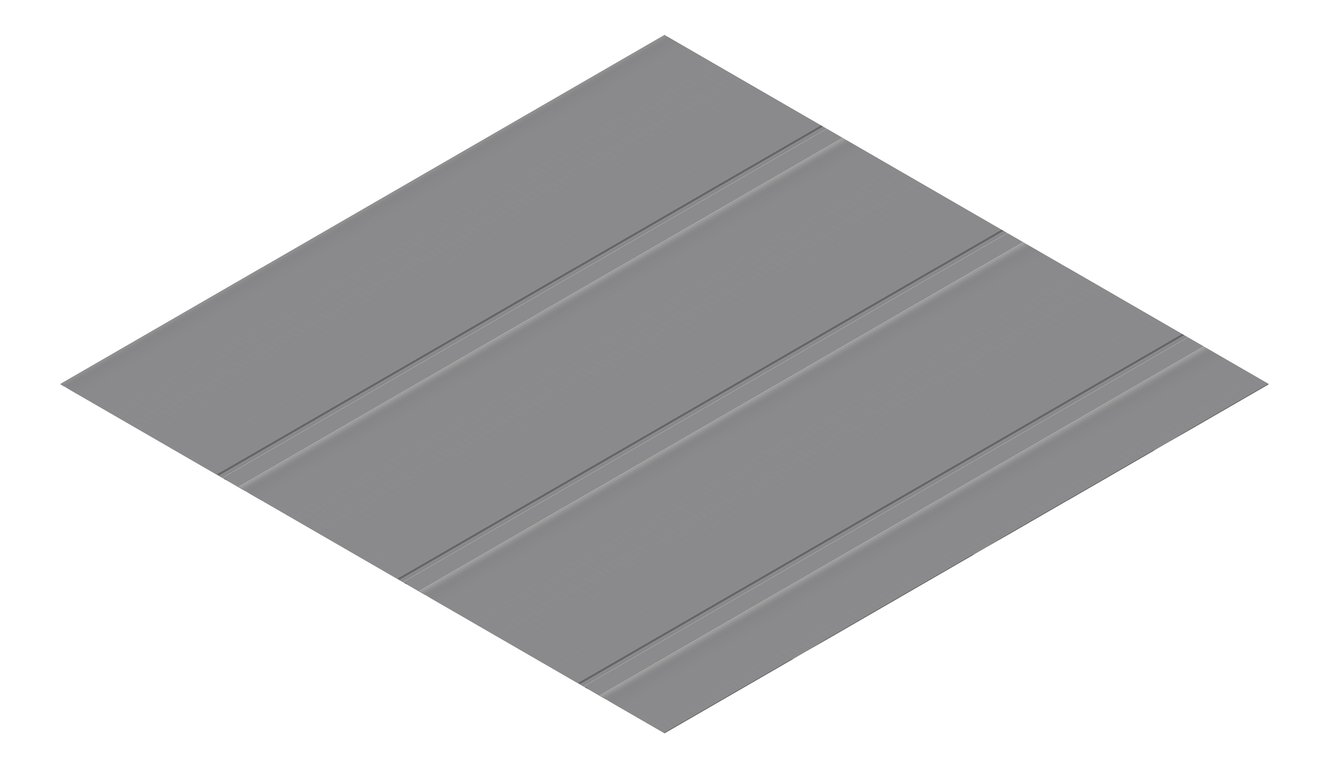 3D Presentation Image of Metal SheetCladding Lysaght Zenith Dominion285 BasaltMatt