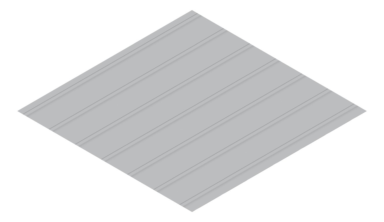 3D Presentation Image of Metal SheetCladding Lysaght Zenith Dominion285 Bluegum