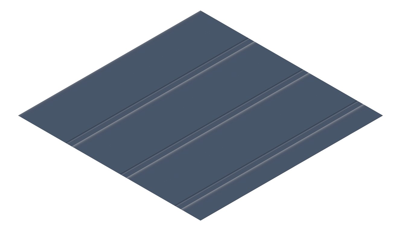 3D Presentation Image of Metal SheetCladding Lysaght Zenith Dominion285 DeepOcean