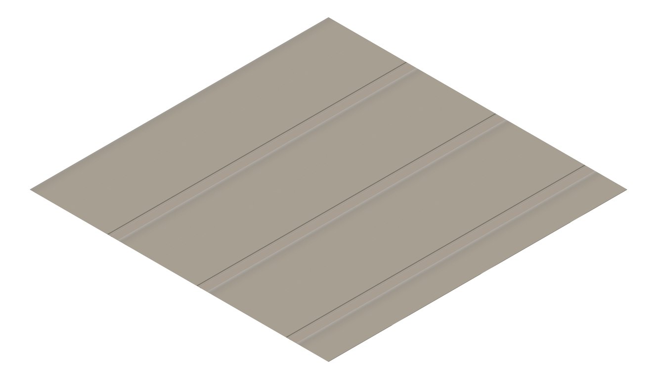 3D Presentation Image of Metal SheetCladding Lysaght Zenith Dominion285 Gully