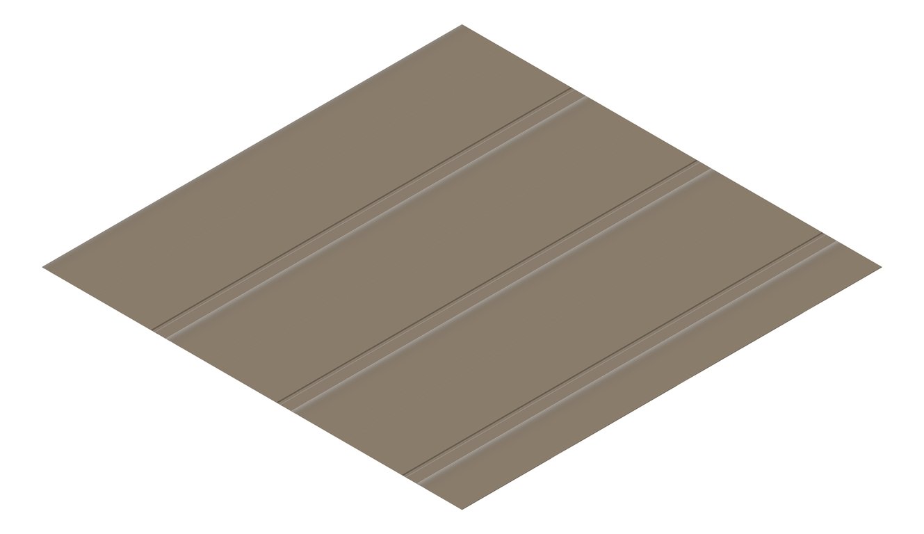 3D Presentation Image of Metal SheetCladding Lysaght Zenith Dominion285 Jasper