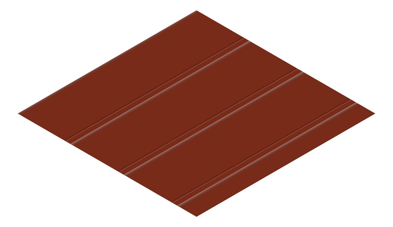 3D Presentation Image of Metal SheetCladding Lysaght Zenith Dominion285 ManorRed