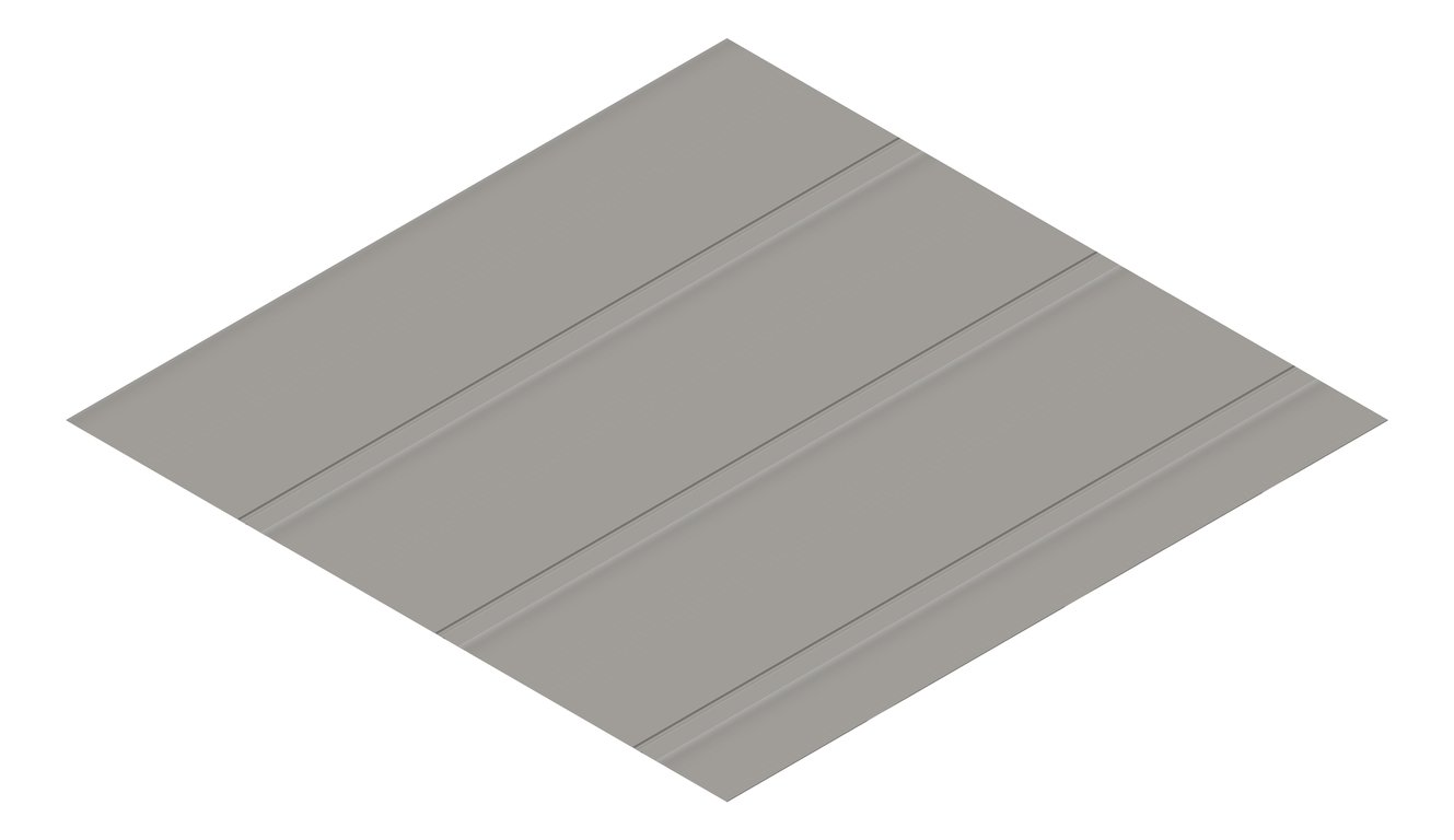 3D Presentation Image of Metal SheetCladding Lysaght Zenith Dominion285 Wallaby
