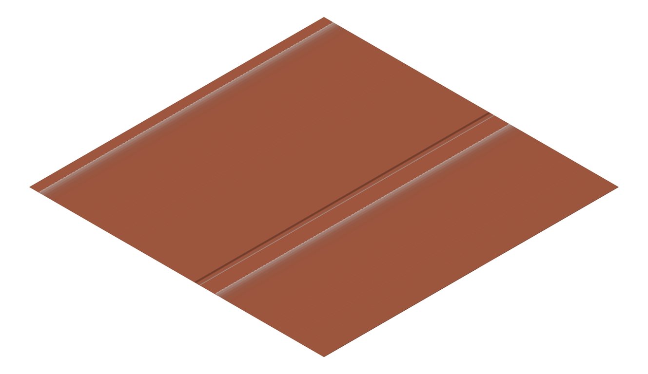 3D Presentation Image of Metal SheetCladding Lysaght Zenith Dominion485 Aries