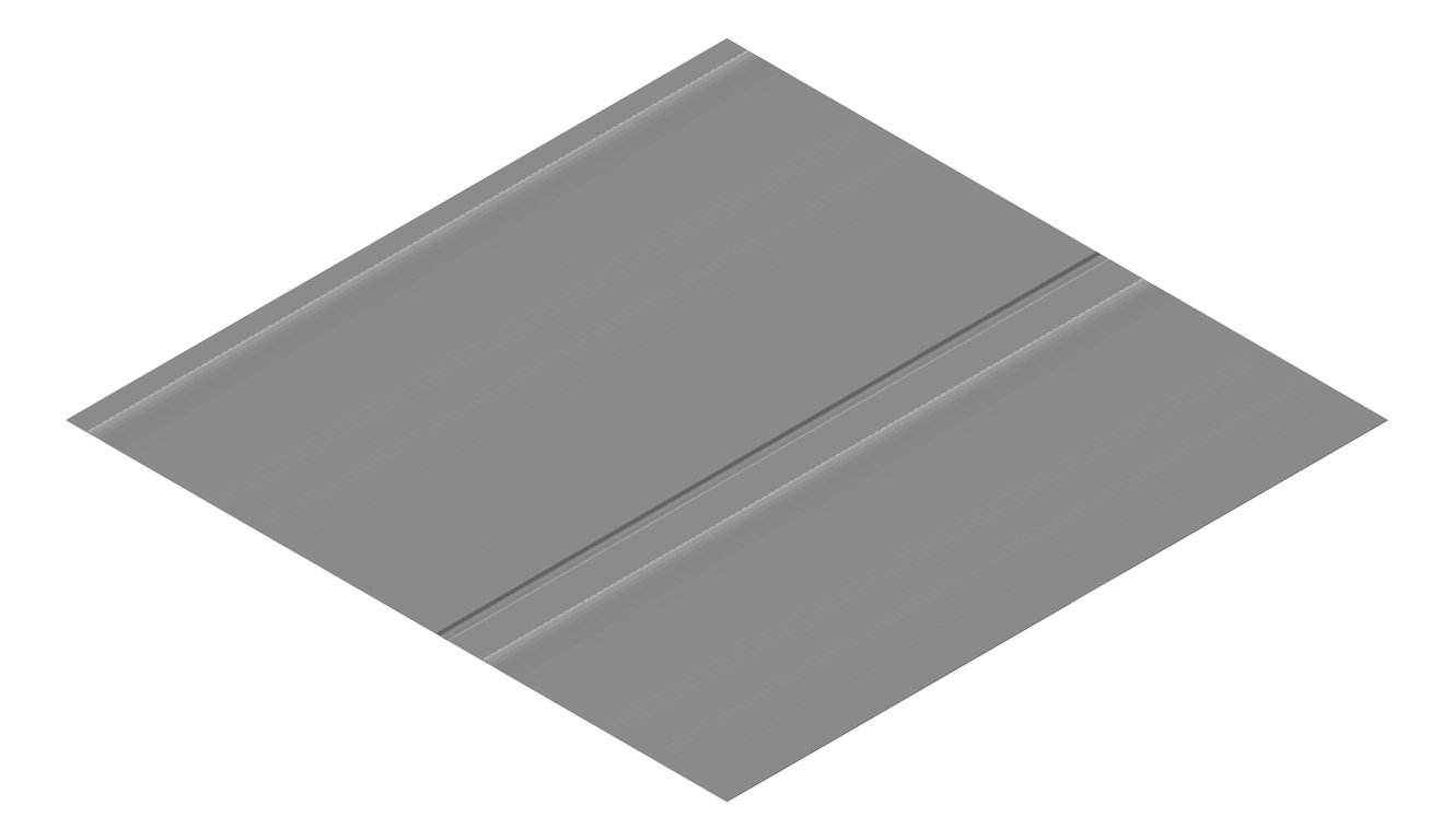 3D Presentation Image of Metal SheetCladding Lysaght Zenith Dominion485 BasaltMatt