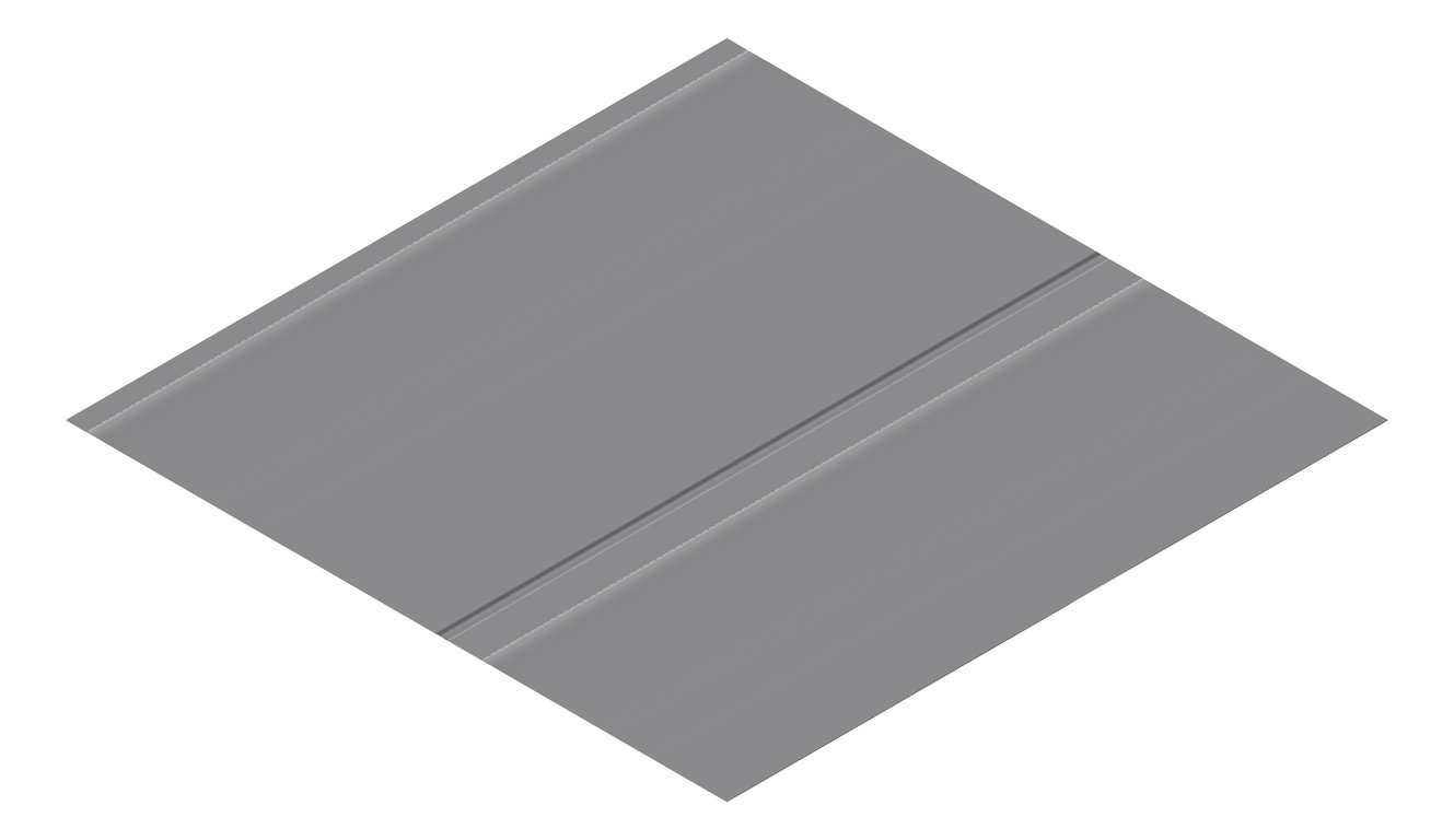 3D Presentation Image of Metal SheetCladding Lysaght Zenith Dominion485 Basalt