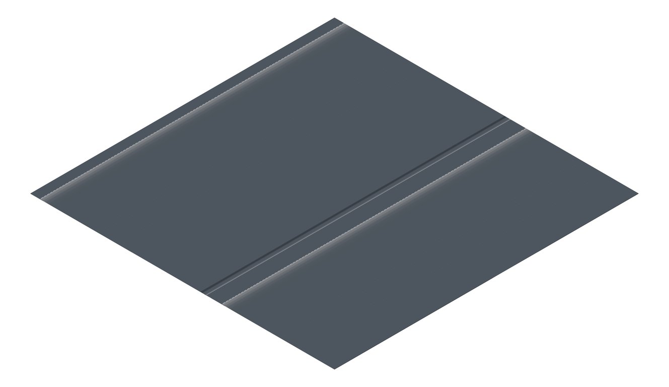 3D Presentation Image of Metal SheetCladding Lysaght Zenith Dominion485 Celestian