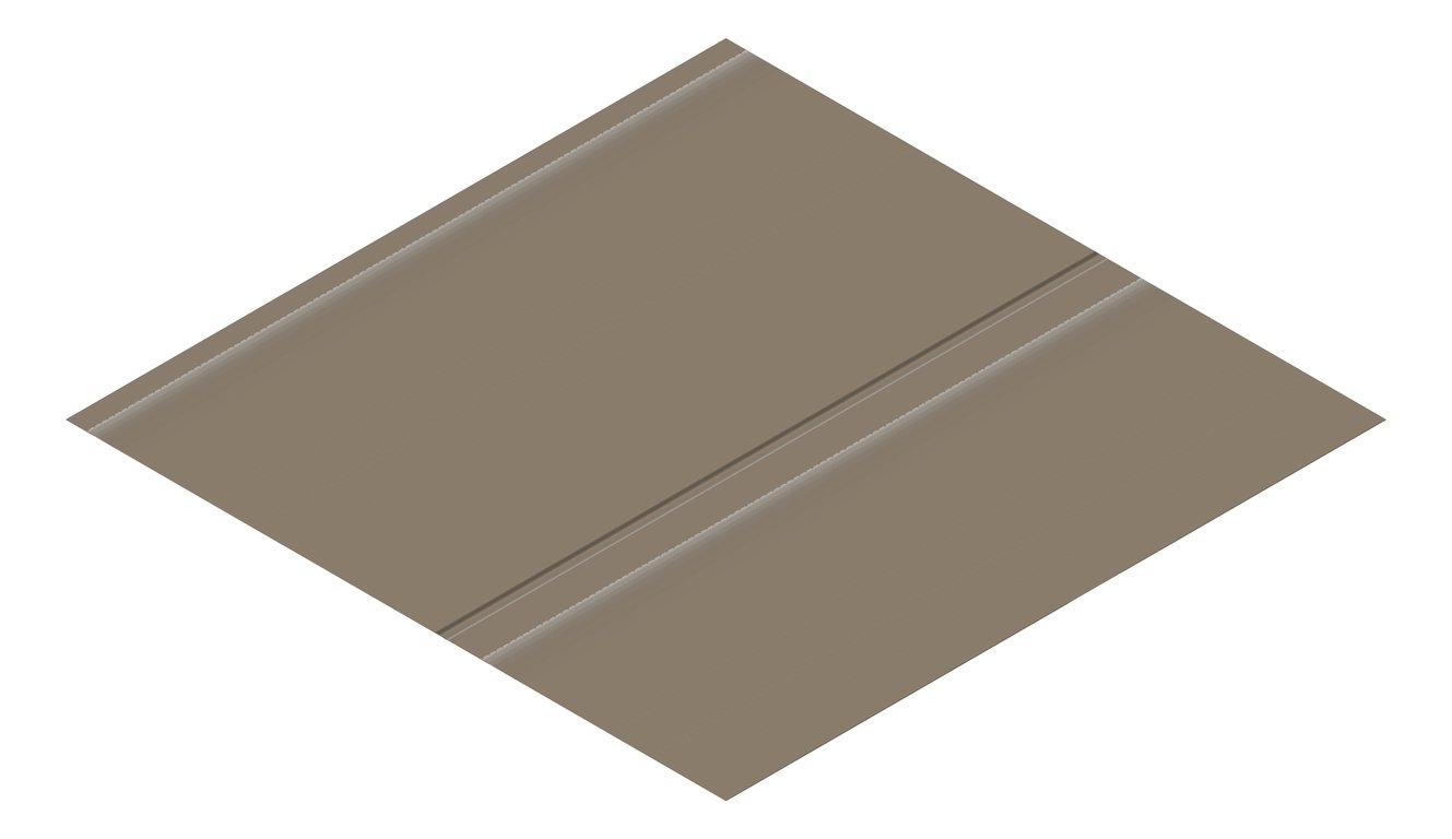 3D Presentation Image of Metal SheetCladding Lysaght Zenith Dominion485 Jasper