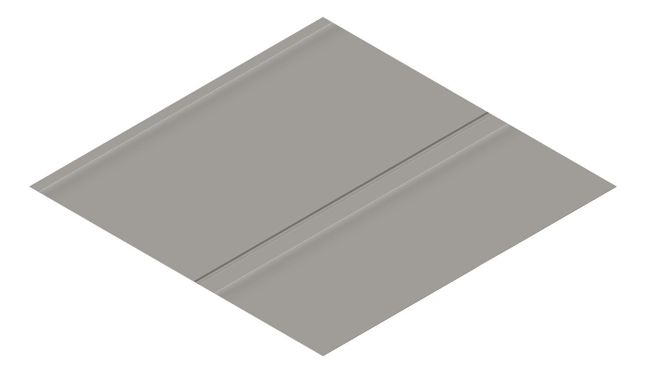 3D Presentation Image of Metal SheetCladding Lysaght Zenith Dominion485 Wallaby