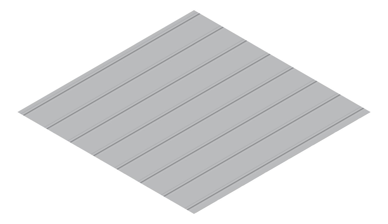3D Presentation Image of Metal SheetCladding Lysaght Zenith Enseam265 BluegumMatt
