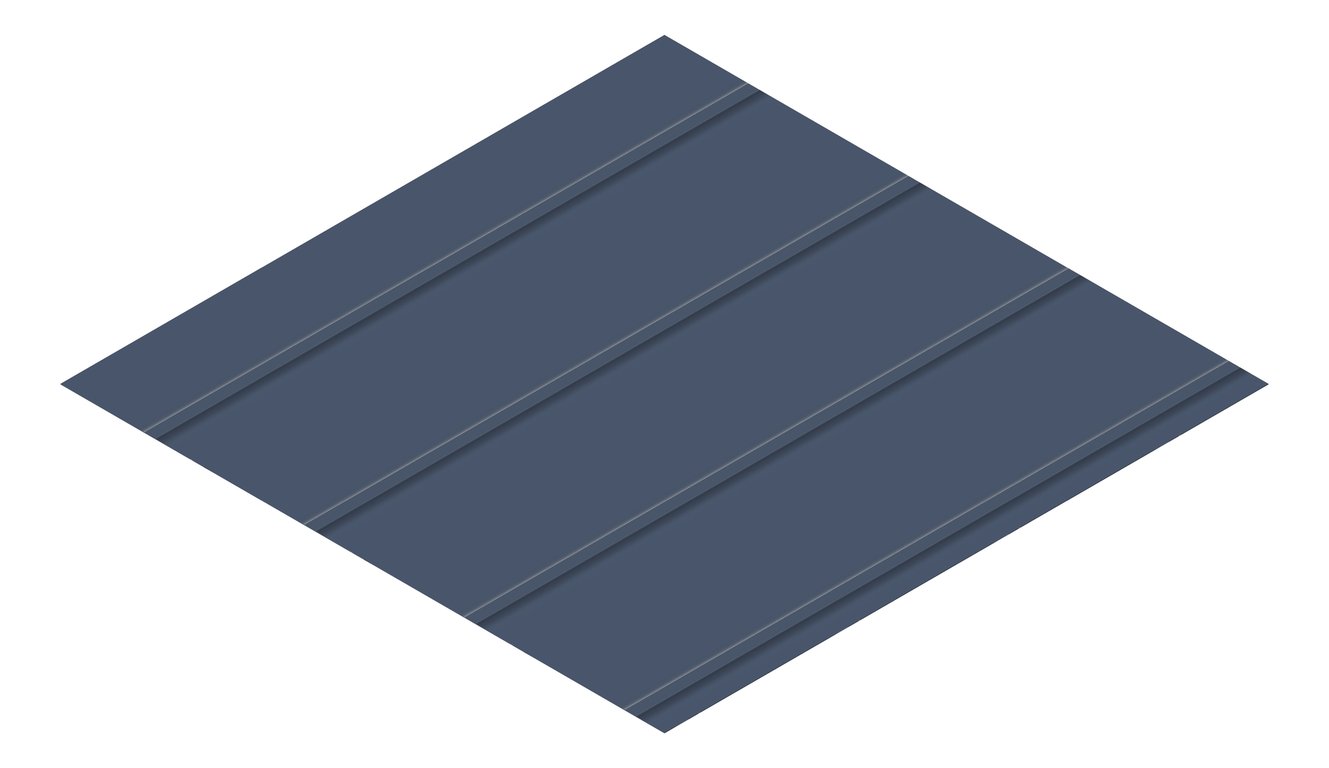 3D Presentation Image of Metal SheetCladding Lysaght Zenith Enseam265 DeepOcean