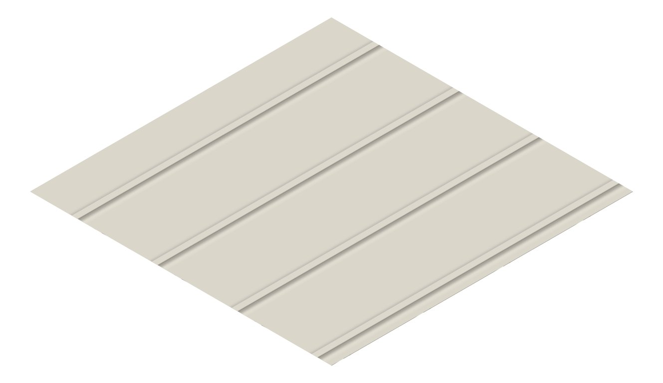 3D Presentation Image of Metal SheetCladding Lysaght Zenith Enseam265 Dune
