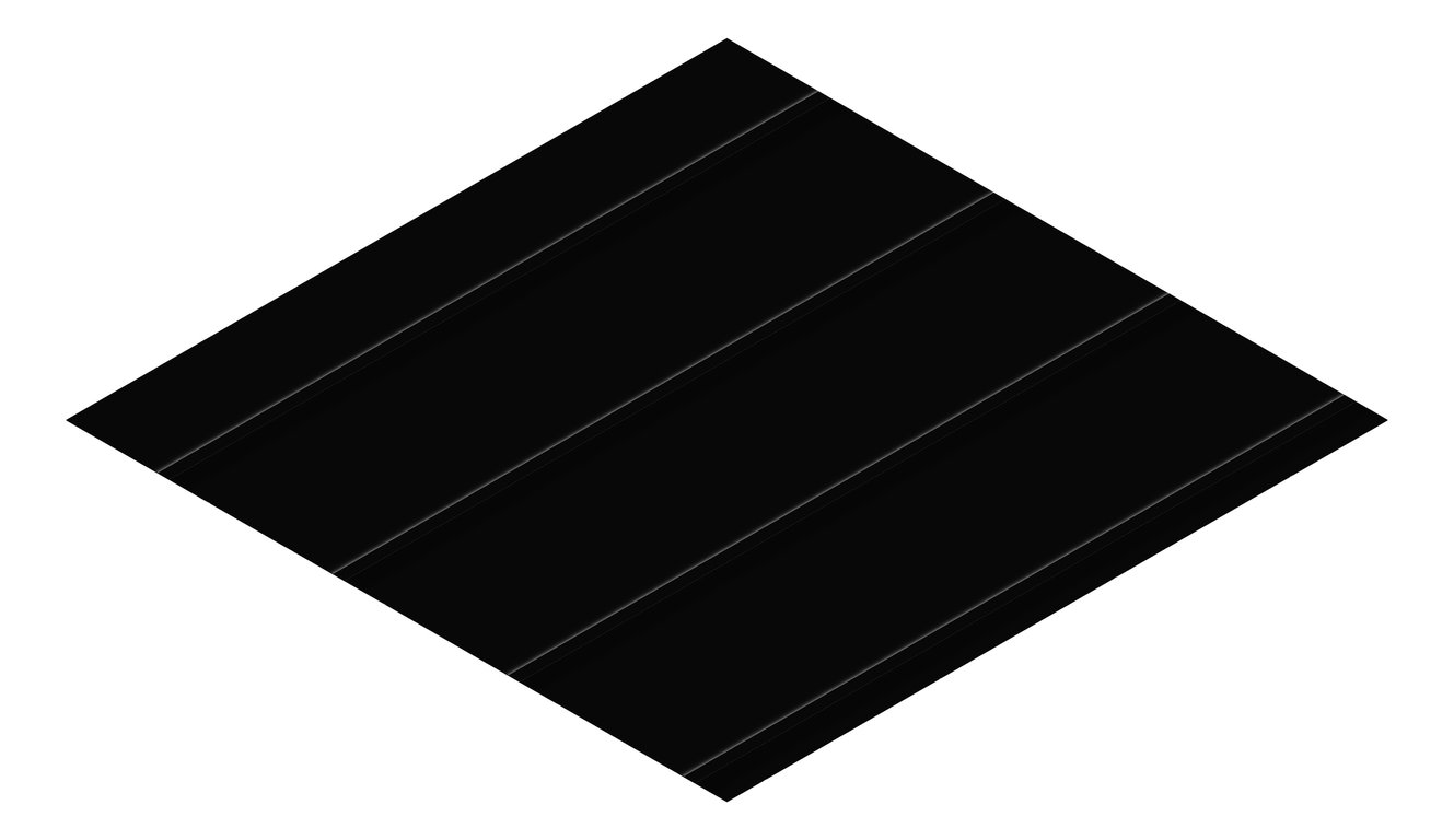 3D Presentation Image of Metal SheetCladding Lysaght Zenith Enseam265 NightSky