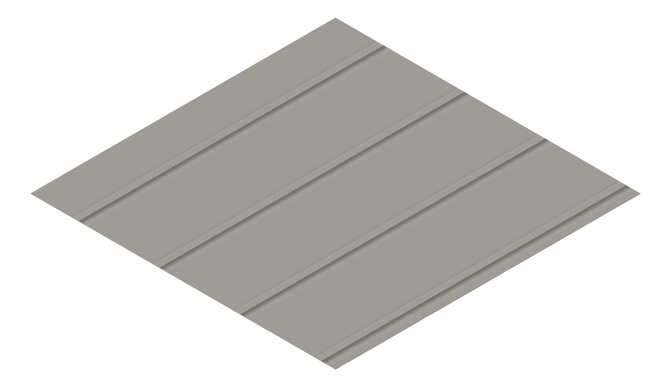 3D Presentation Image of Metal SheetCladding Lysaght Zenith Enseam265 Wallaby