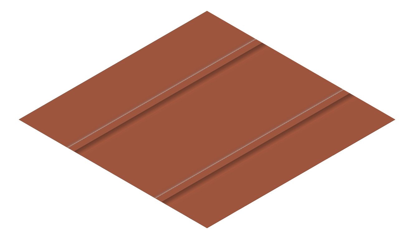 3D Presentation Image of Metal SheetCladding Lysaght Zenith Enseam465 Aries