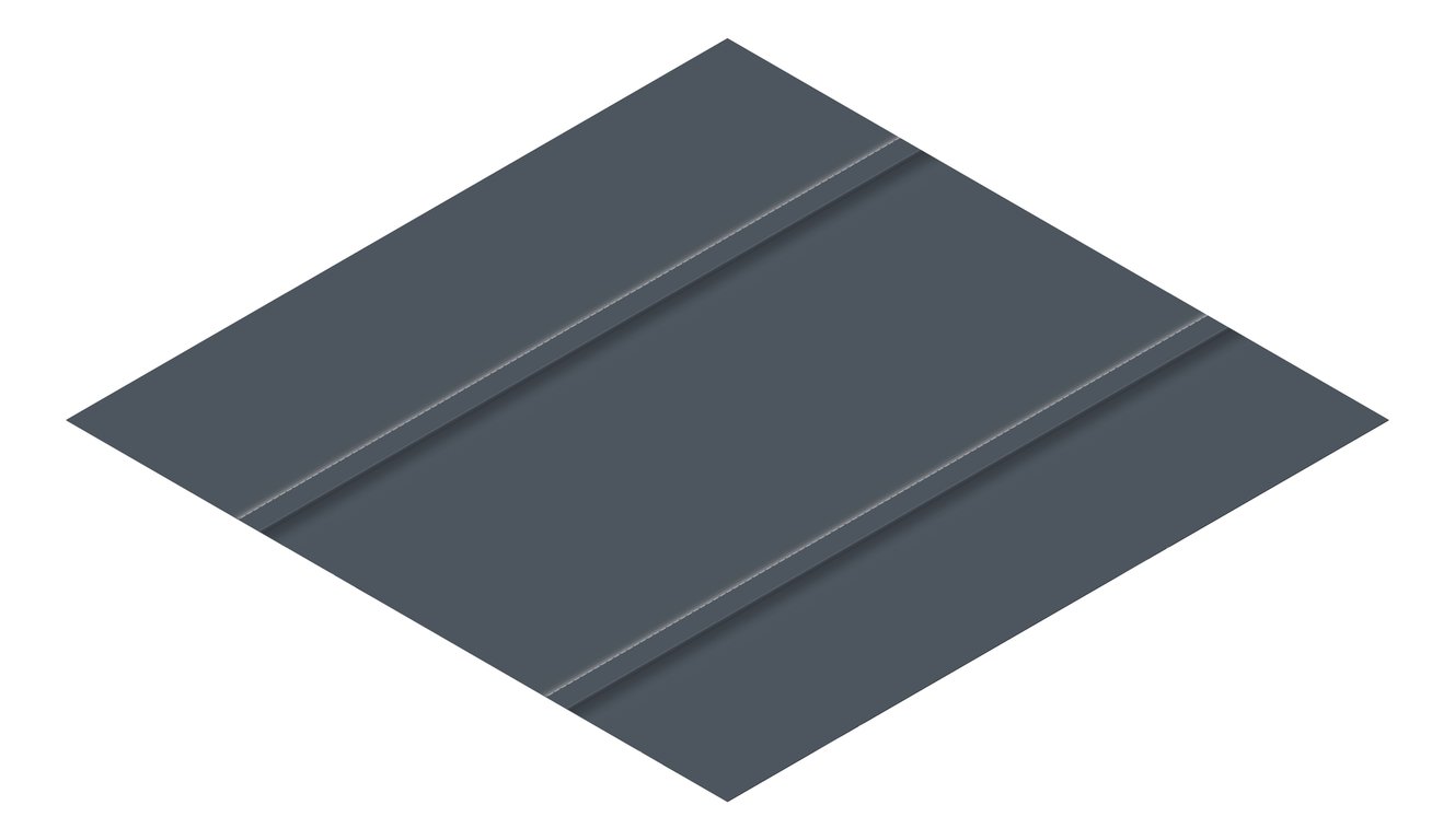 3D Presentation Image of Metal SheetCladding Lysaght Zenith Enseam465 Celestian