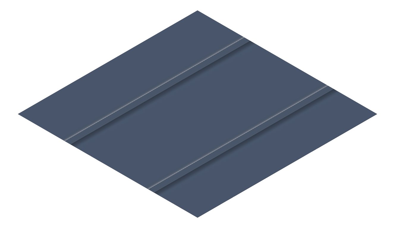 3D Presentation Image of Metal SheetCladding Lysaght Zenith Enseam465 DeepOcean