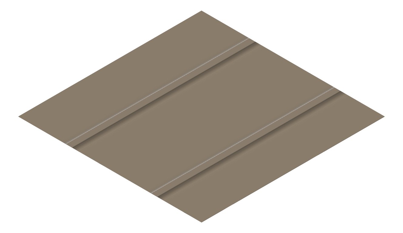 3D Presentation Image of Metal SheetCladding Lysaght Zenith Enseam465 Jasper
