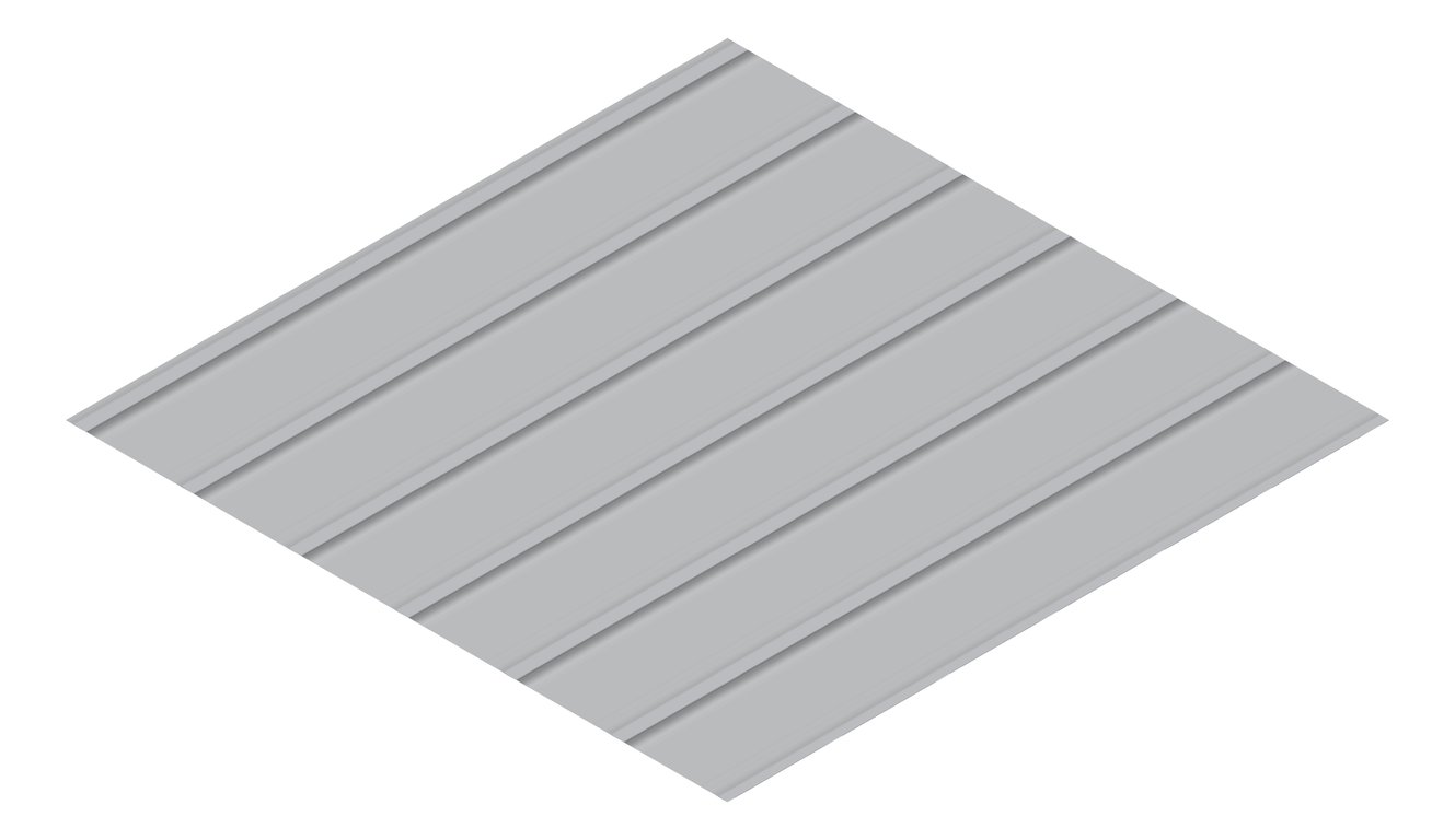 3D Presentation Image of Metal SheetCladding Lysaght Zenith Imperial325 BluegumMatt