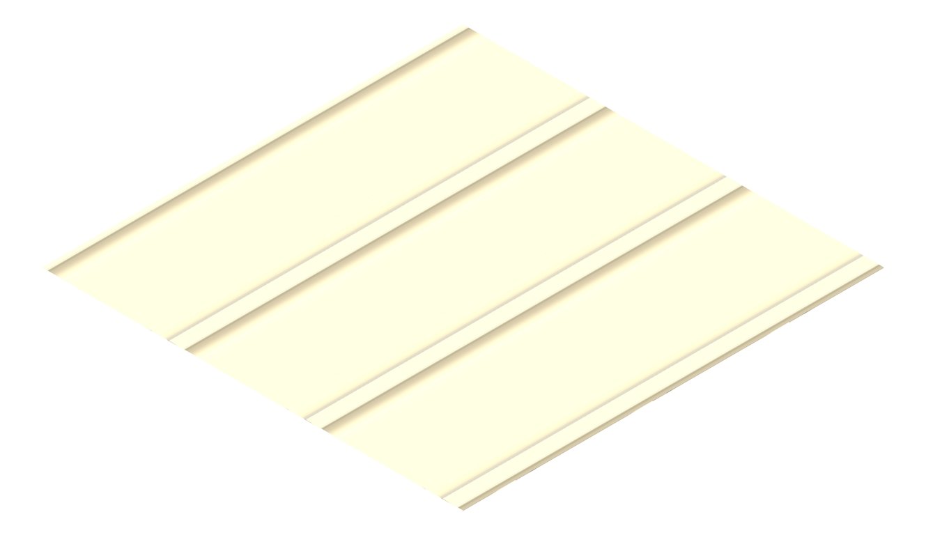 3D Presentation Image of Metal SheetCladding Lysaght Zenith Imperial325 ClassicCream