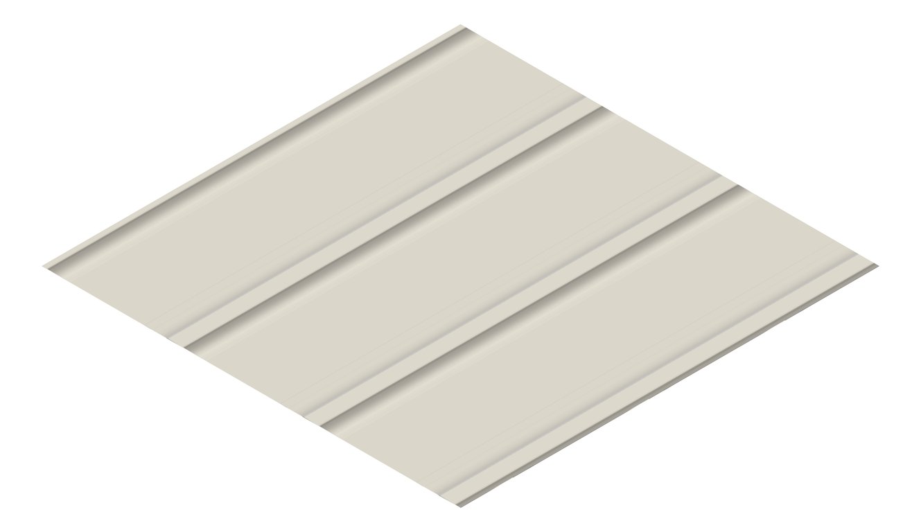 3D Presentation Image of Metal SheetCladding Lysaght Zenith Imperial325 DuneMatt