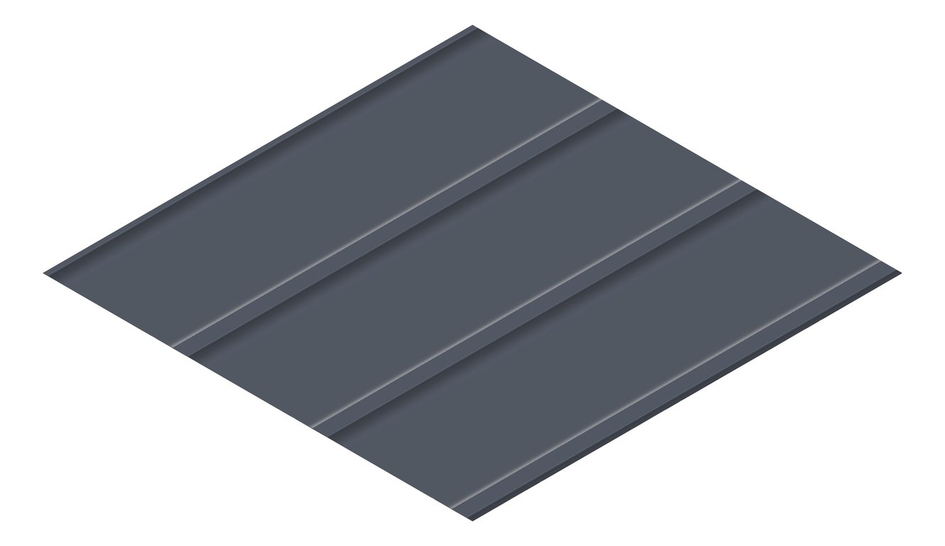 3D Presentation Image of Metal SheetCladding Lysaght Zenith Imperial325 Ironstone