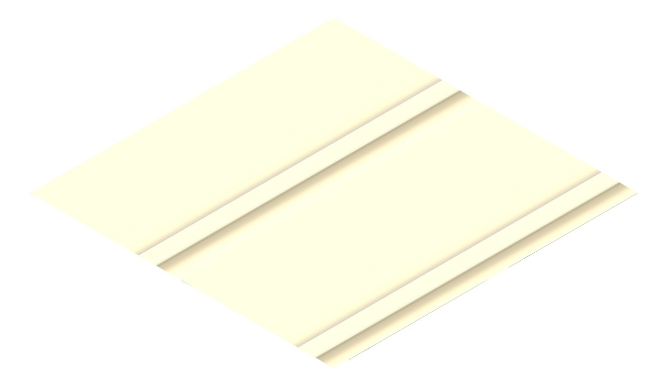 3D Presentation Image of Metal SheetCladding Lysaght Zenith Imperial525 ClassicCream