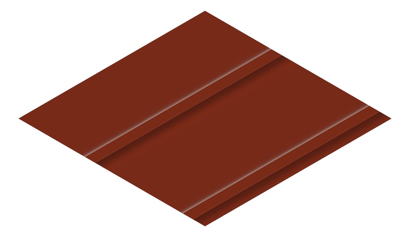 3D Presentation Image of Metal SheetCladding Lysaght Zenith Imperial525 ManorRed