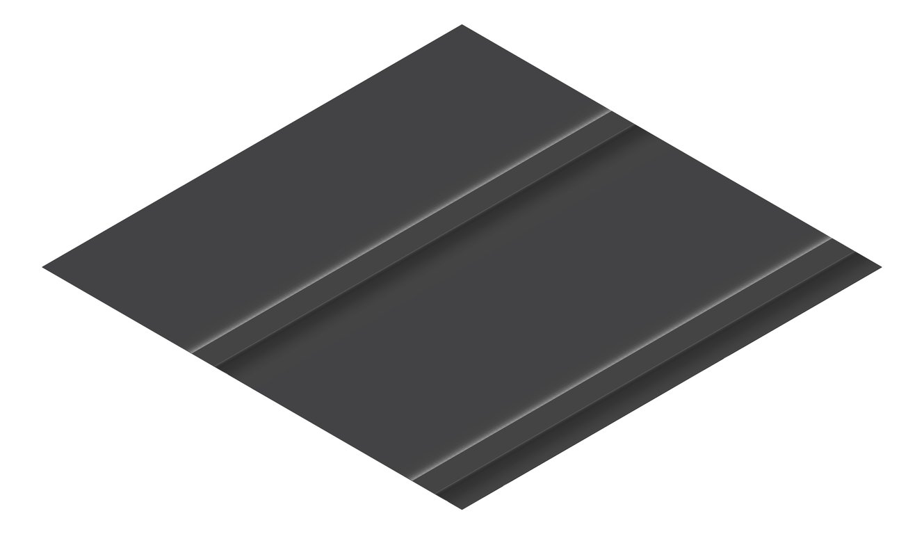 3D Presentation Image of Metal SheetCladding Lysaght Zenith Imperial525 MonumentMatt