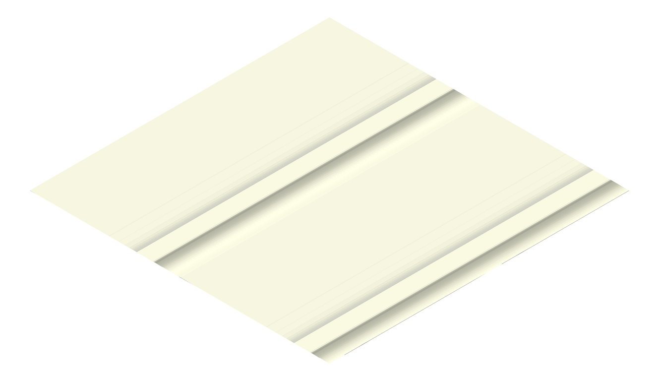 3D Presentation Image of Metal SheetCladding Lysaght Zenith Imperial525 Rhea