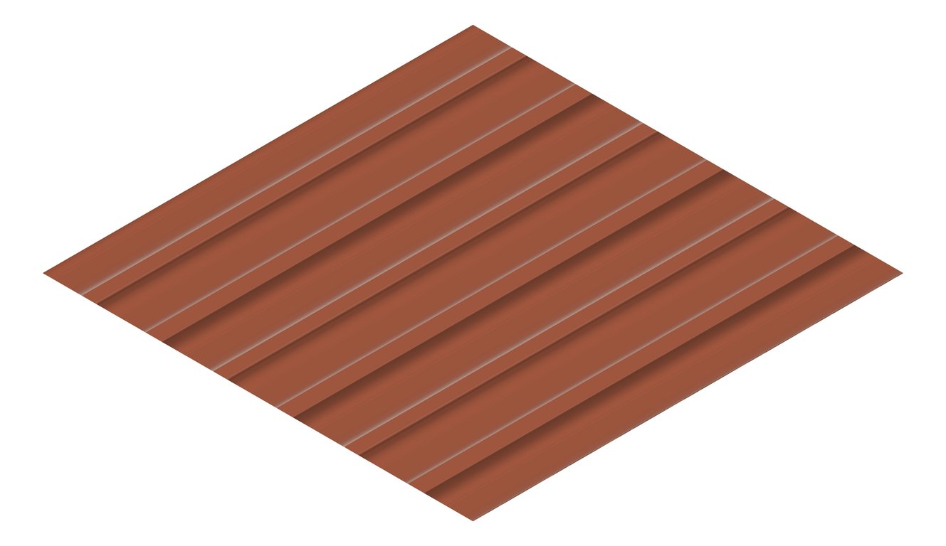3D Presentation Image of Metal SheetCladding Lysaght Zenith Longline305 Aries