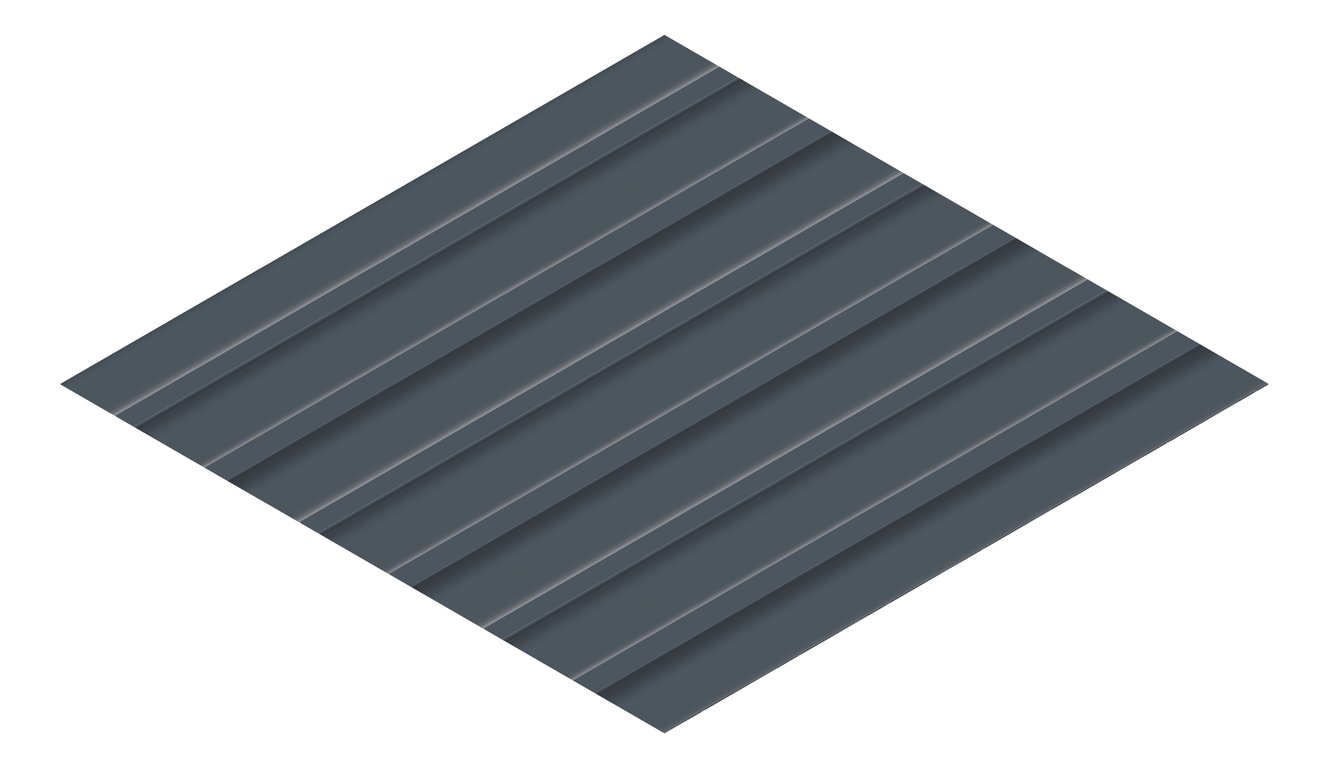 3D Presentation Image of Metal SheetCladding Lysaght Zenith Longline305 Celestian