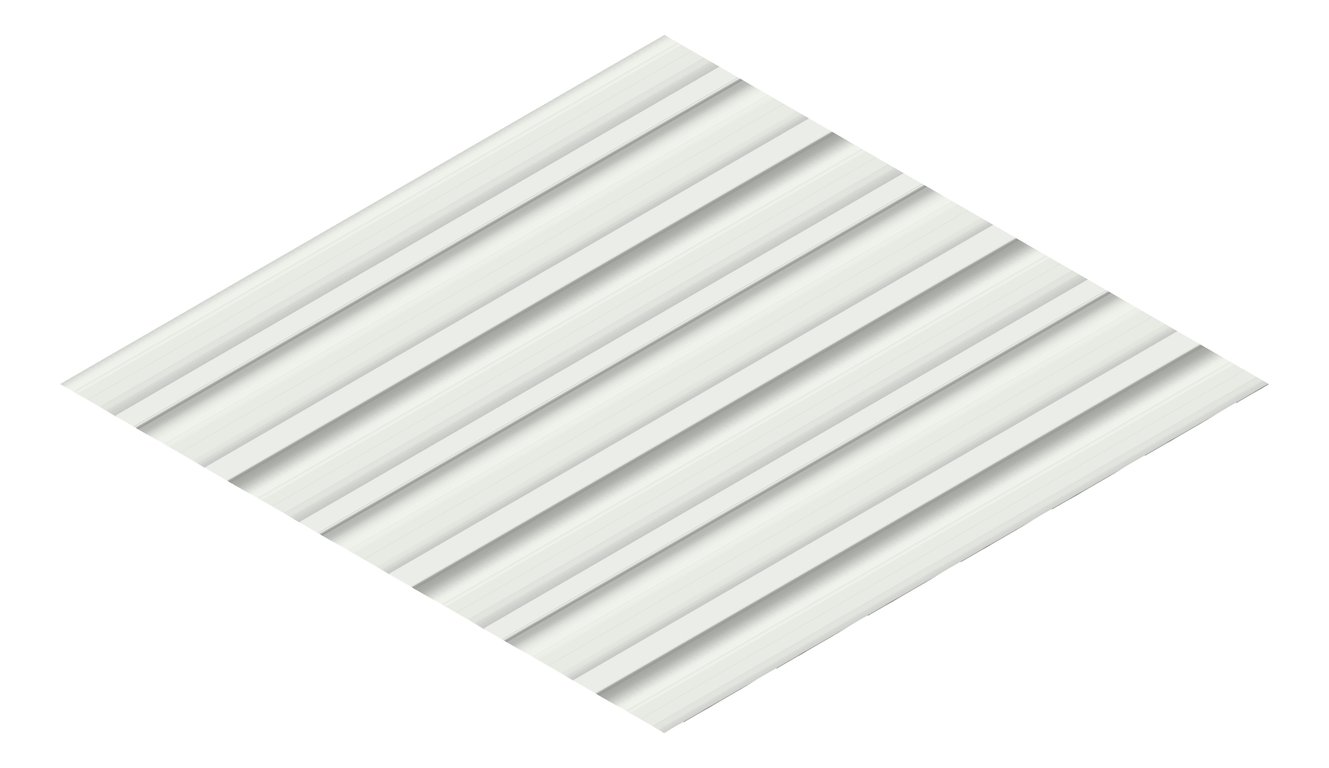 3D Presentation Image of Metal SheetCladding Lysaght Zenith Longline305 ShaleGrey