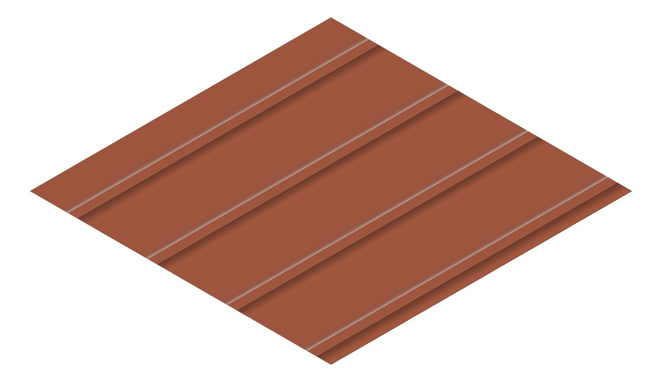 3D Presentation Image of Metal SheetCladding Lysaght Zenith Snapseam265 Aries