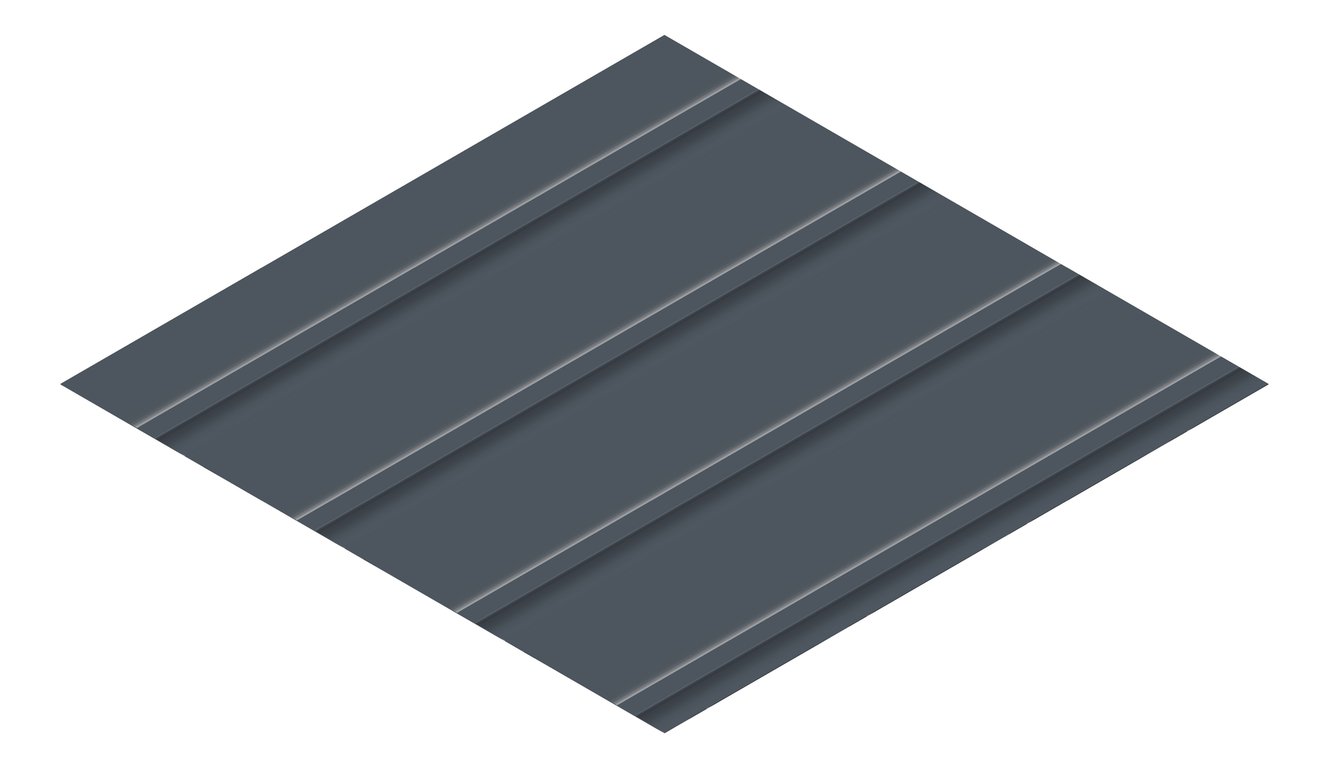 3D Presentation Image of Metal SheetCladding Lysaght Zenith Snapseam265 Celestian