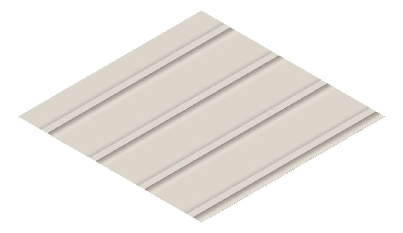 3D Presentation Image of Metal SheetCladding Lysaght Zenith Snapseam265 DuneMatt