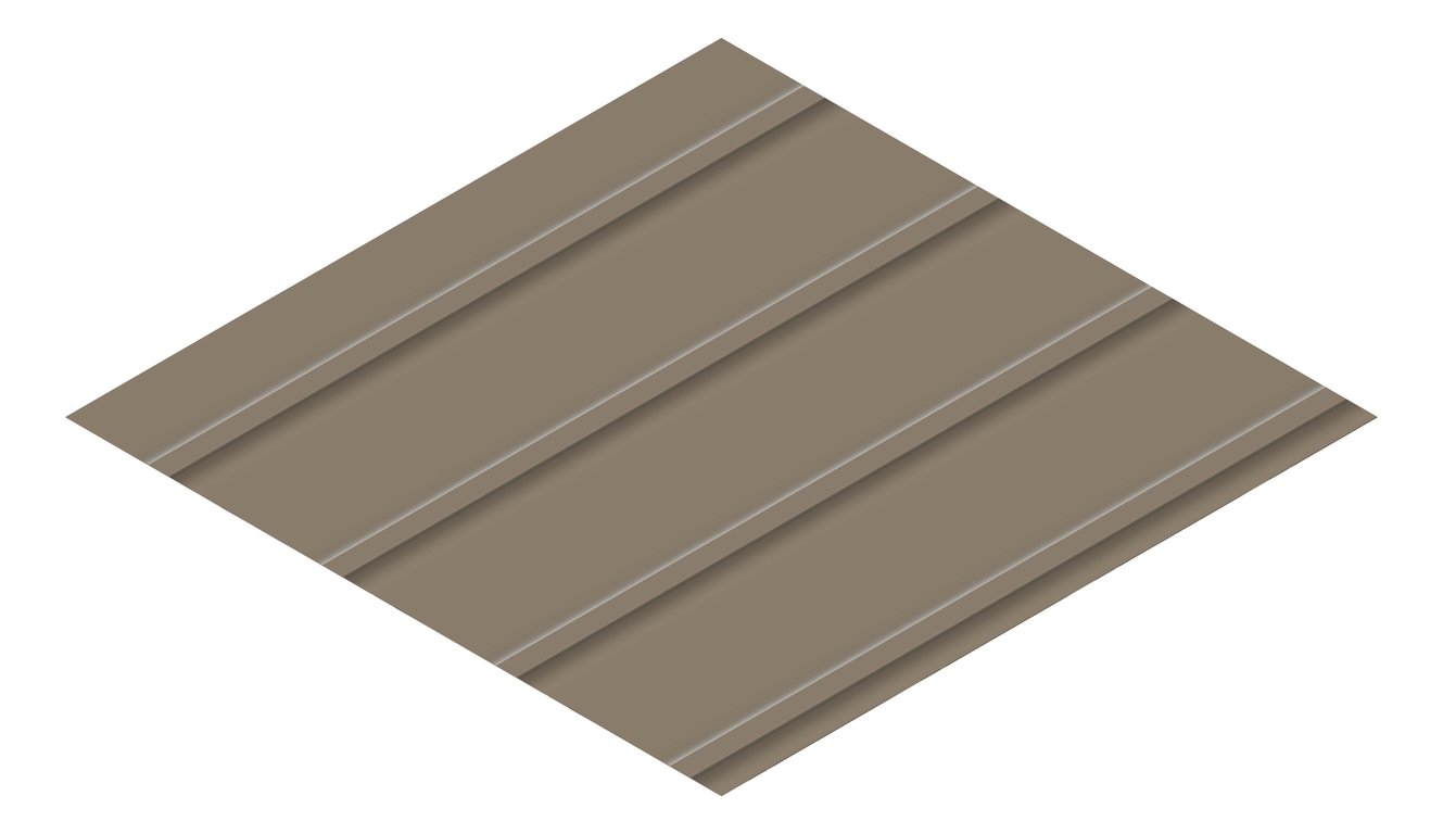 3D Presentation Image of Metal SheetCladding Lysaght Zenith Snapseam265 Jasper