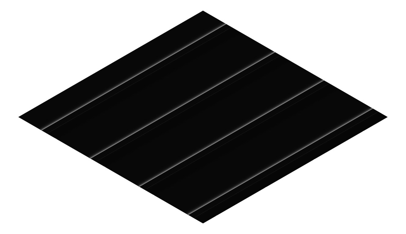 3D Presentation Image of Metal SheetCladding Lysaght Zenith Snapseam265 NightSky