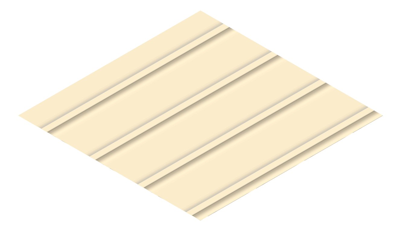 3D Presentation Image of Metal SheetCladding Lysaght Zenith Snapseam265 Paperbark