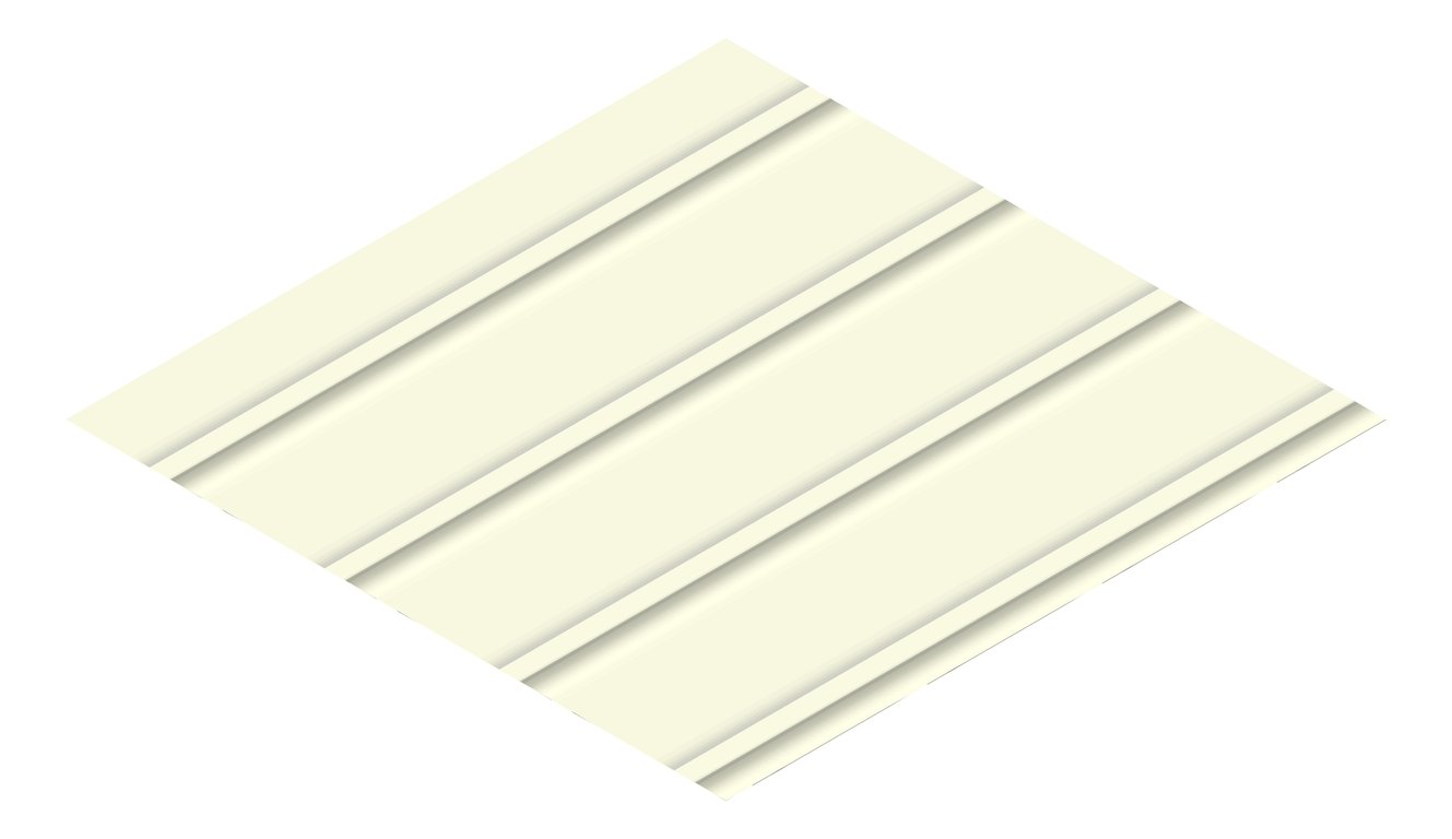 3D Presentation Image of Metal SheetCladding Lysaght Zenith Snapseam265 Rhea