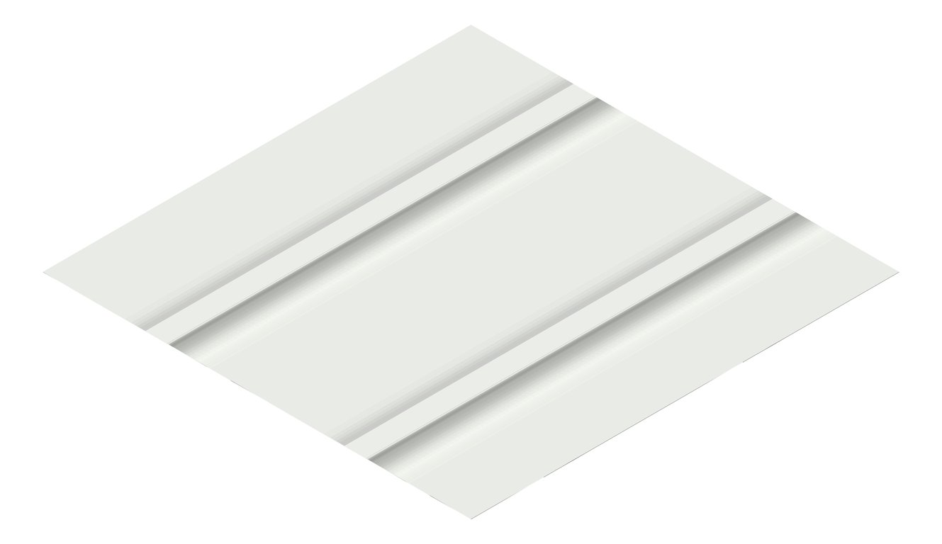 3D Presentation Image of Metal SheetCladding Lysaght Zenith Snapseam465 ShaleGrey