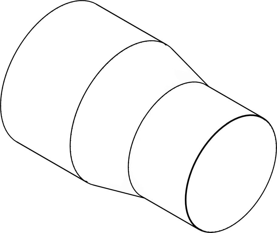 3D Documentation Image of CapillaryFitting ReducerConcentric MMKembla Copper