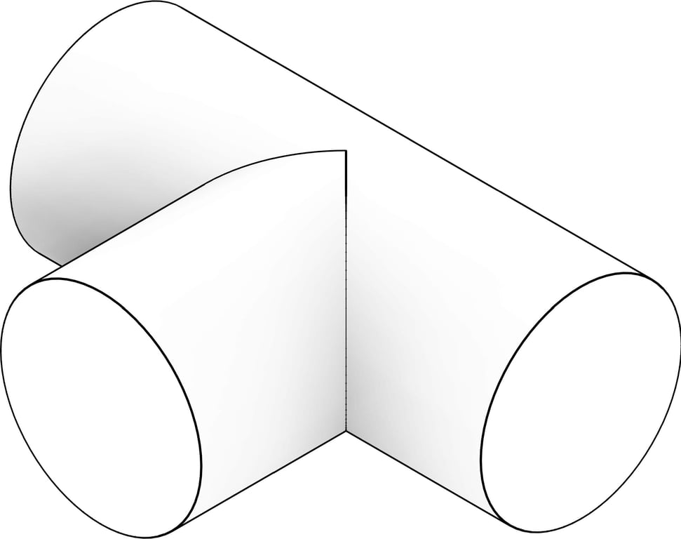 3D Documentation Image of CapillaryFitting TeeEqual MMKembla Copper