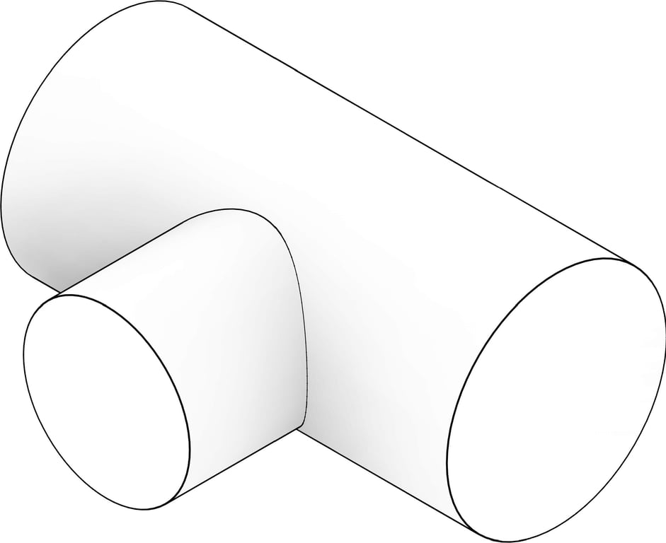 3D Documentation Image of CapillaryFitting TeeReducing MMKembla Copper